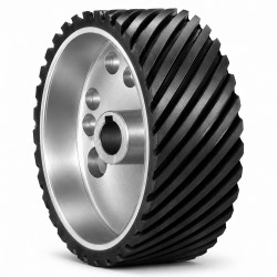 Rubberised Drive Wheel for CORMAK SM75 Belt Grinder - 
