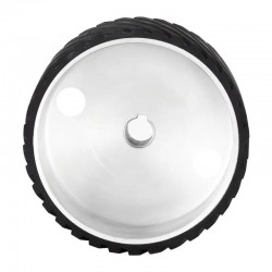 Rubberised Drive Wheel for CORMAK SM75 Belt Grinder - 