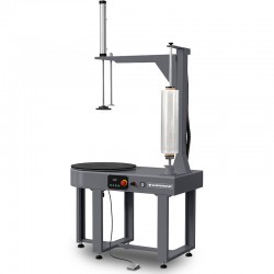 Avvolgitrice semiautomatica per pacchi e cartoni con film estensibile CORMAK O-900 - 