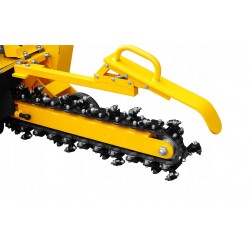 Scavatrice a catena CORMAK GF1500 15CV per cavi e tubi, scavo 100x600mm - 