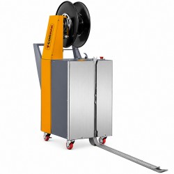 Halbautomatische Paletten-Umreifungsmaschine CORMAK BA1310 für PP-Band - 