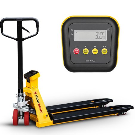 Wózek paletowy z wagą elektroniczną CORMAK SP2500E2 (udźwig 2500kg) | Producent CORMAK