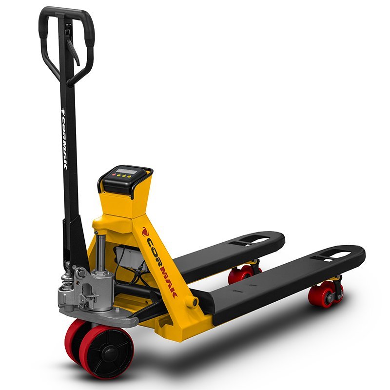 Wózek paletowy z wagą elektroniczną CORMAK SP2500E2 (udźwig 2500kg) | Producent CORMAK