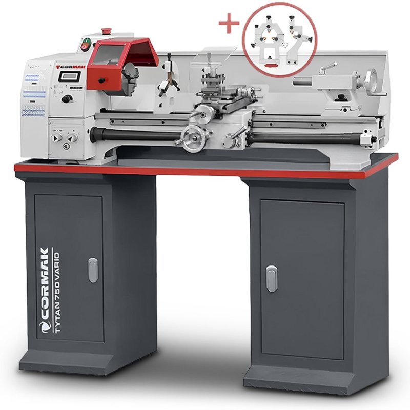 Tokarka uniwersalna TYTAN 750 PRO (VARIO) 230V | Producent CORMAK
