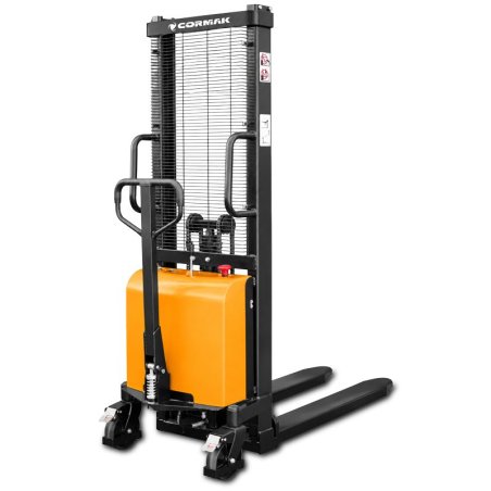 Półelektryczny masztowy wózek paletowy B1516 (udźwig 1500 kg, podnoszenie 1600 mm) | Producent CORMAK