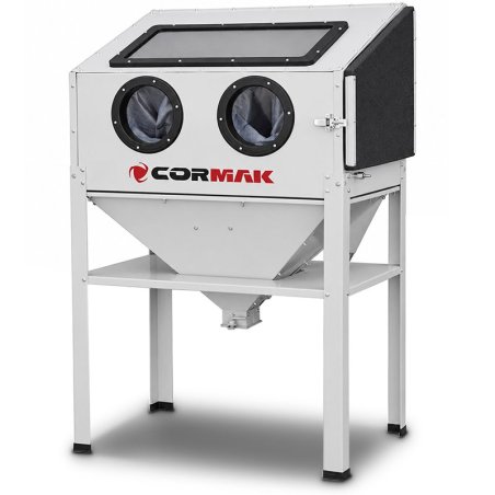 Piaskarka kabinowa 220 L - boczne otwarcie KDP200 | Producent CORMAK