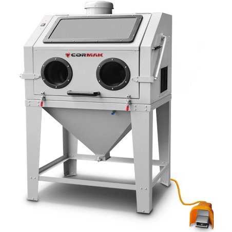 Piaskarka kabinowa 350 L - górne otwarcie, do profili KDP350TOPPLUS + odciąg DC15 | Producent CORMAK