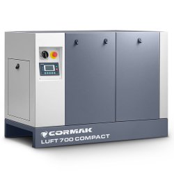 Sprężarka śrubowa z osuszaczem - LUFT 700 COMPACT 5,5kW - 650 L/min | Producent CORMAK