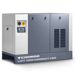 Sprężarka śrubowa z osuszaczem falownikiem - LUFT 1000 VSD COMPACT 7,5kW - 950 L/min | Producent CORMAK