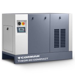 Sprężarka śrubowa THEOR 20 COMPACT z osuszaczem - 15kW - 2000 L/min. | Producent CORMAK