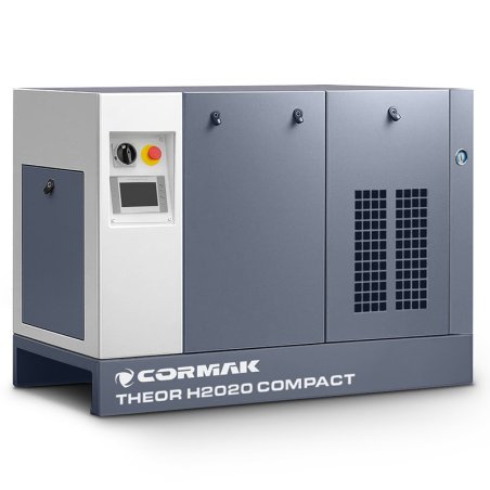 Kompresor wysokociśnieniowy sprężarka śrubowa 22kW - 20bar COMPACT z osuszaczem do wycinarek laserowych FIBER | Producent CORMAK