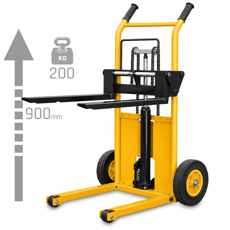 Wózek transportowy WLTB (udźwig 200 kg, podnoszenie 900 mm) | Producent CORMAK