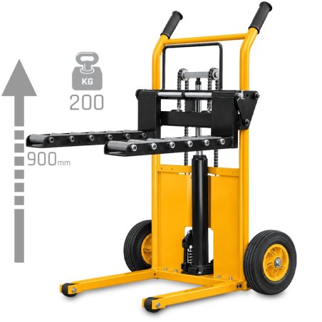Wózek transportowy WLTC widły z rolkami (udźwig 200 kg, podnoszenie 900 mm) | Producent CORMAK