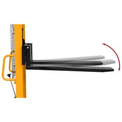 Masztowy wózek paletowy P716 (udźwig 700 kg, podnoszenie 1600 mm) | Producent CORMAK