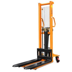 Wózek paletowy masztowy paleciak ręczny WRHS 1610 (udźwig 1000 kg, podnoszenie 1600 mm) | Producent CORMAK