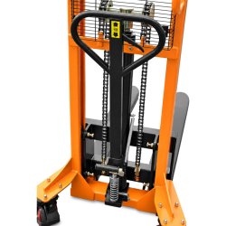 Wózek paletowy masztowy paleciak ręczny WRHS 1610 (udźwig 1000 kg, podnoszenie 1600 mm) | Producent CORMAK