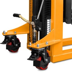 Wózek paletowy masztowy paleciak ręczny WRHS 1610 (udźwig 1000 kg, podnoszenie 1600 mm) | Producent CORMAK
