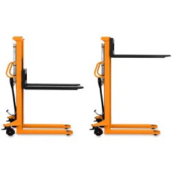 Wózek paletowy masztowy paleciak ręczny WRHS 1610 (udźwig 1000 kg, podnoszenie 1600 mm) | Producent CORMAK