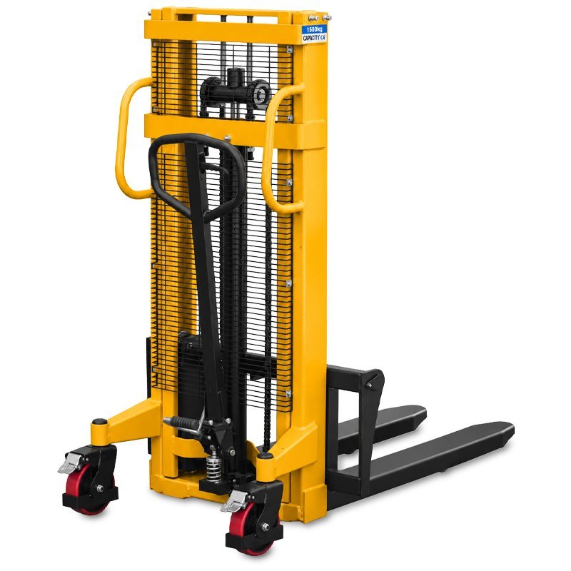 Masztowy wózek paletowy ręczny WRHS 1520 (udźwig 1500 kg, podnoszenie 2000 mm) | Producent CORMAK