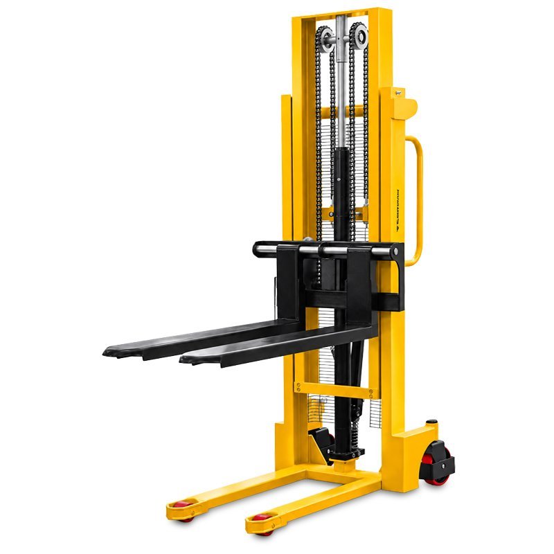 Wózek paletowy WRHS 1025 z regulowanymi widłami (udźwig 1000 kg, podnoszenie 2500 mm) | Producent CORMAK