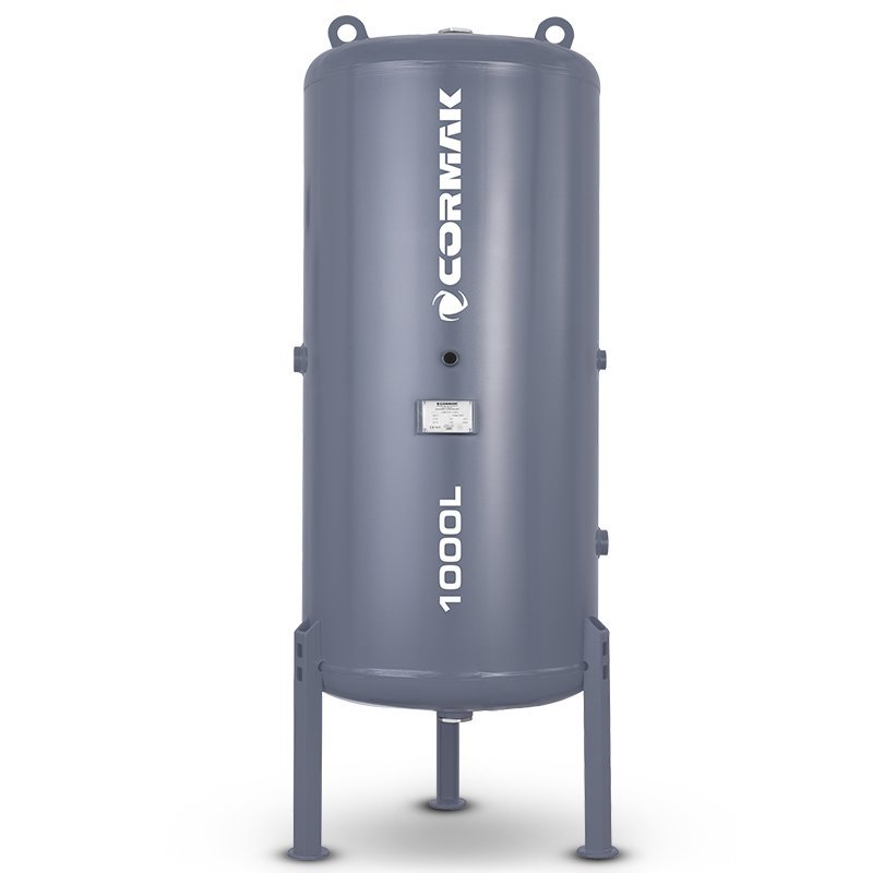 Zbiornik ciśnieniowy pionowy na sprężone powietrze do kompresora 11 BAR 1000 L | Producent CORMAK