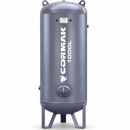 Zbiornik ciśnieniowy pionowy na sprężone powietrze do kompresora 25 BAR 1000 L | Producent CORMAK