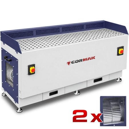 Stół szlifierski z odciągiem DT2200M do metalu | Producent CORMAK