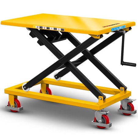 Wózek nożycowy platformowy TA30K (udźwig 300 kg, podnoszenie 1000 mm) | Producent CORMAK