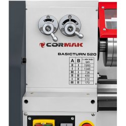 Tokarka do metalu CORMAK Basic Turn 210x520 – kompaktowa maszyna do wszechstronnej obróbki | Producent CORMAK
