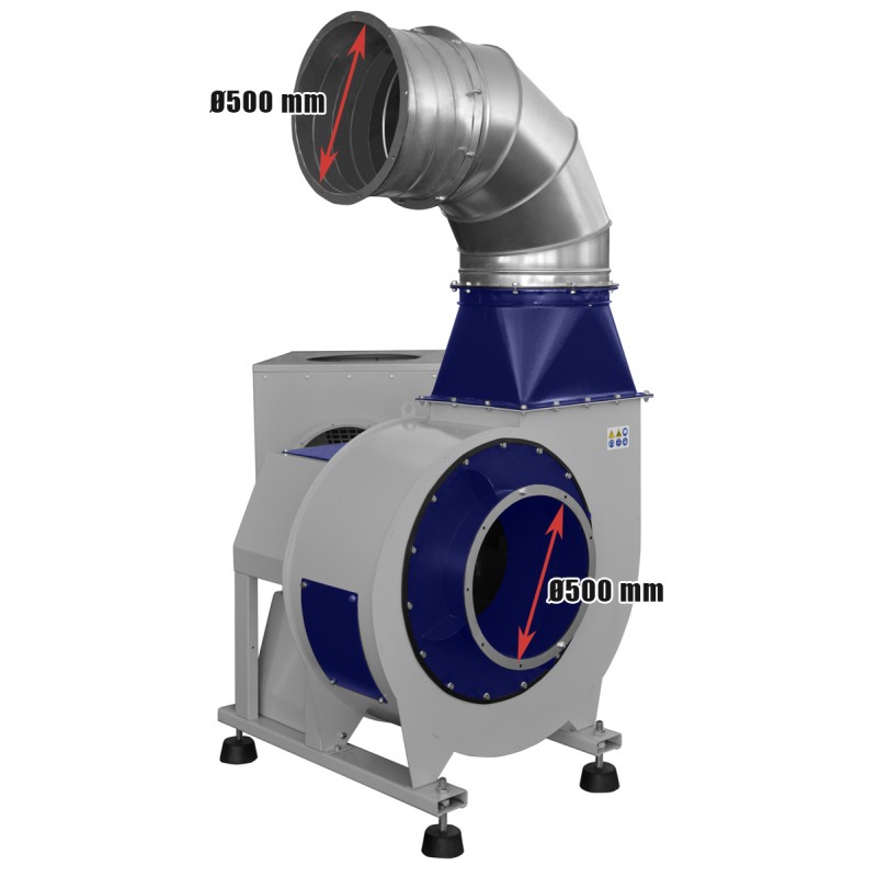 Odciąg przemysłowy DCV26100 VIBRA MOTOR 26100 m³/h | CORMAK