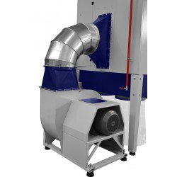 Industrial Chip and Dust Extractor CORMAK DCV43500 Vibra Motor PREMIUM 43,500 m³/h - Industrial dust and chip collector DC40000