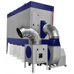 Industrial Chip and Dust Extractor CORMAK DCV43500 Vibra Motor PREMIUM 43,500 m³/h - Industrial dust and chip collector DC40000