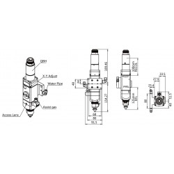 750W RayTools Schneidkopf mit Autofokus - 