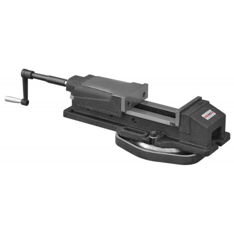 155 mm Swivel Machine Vice with Hydraulic Support - 