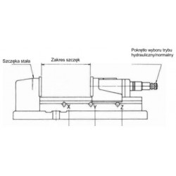 155 mm Schwenkmaschinenschraubstock mit hydraulischer Unterstützung - 