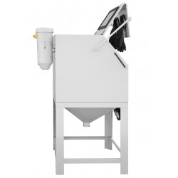 Sabbiatrice a cabina 1000L CORMAK KDP1000 + aspiratore DC15 - Piaskarka kabinowa 1000 L