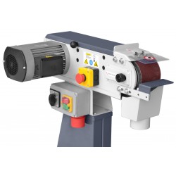 Bandschleifmaschine für Metall CORMAK SM100 mit Untergestell -  Bandschleifmaschine für Metall CORMAK SM100 mit Untergestell -