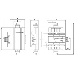 Kreuztisch CORMAK CT475 475x154mm - 