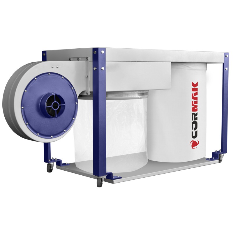 Aspirateur à copeaux CORMAK DC 2200 2200 m³/h - Aspirateur à copeaux CORMAK DC 2200 2200 m³/h -