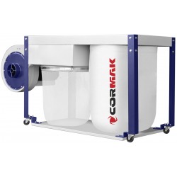 Aspiratore per trucioli, scaglie e polveri CORMAK DC2200P - 