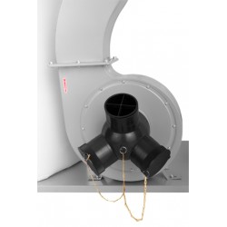 Späneabsauganlage CORMAK FM300S 400V mit antistatischer Absaugschlauch 3m - Spanabsauganlage CORMAK FM300S
