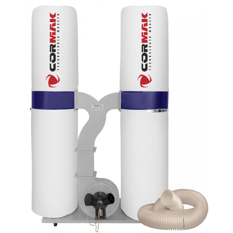 Aspiratore per trucioli CORMAK FM300SA 3900 m³/h + tubo antistatico 3 mb - Odciąg do wiórów CORMAK FM300SA