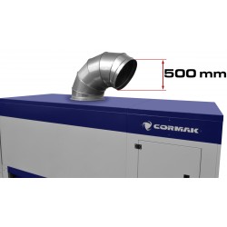 Aspiratore Industriale per Polveri e Trucioli di Legno CORMAK DCV11300 TC VIBER - 