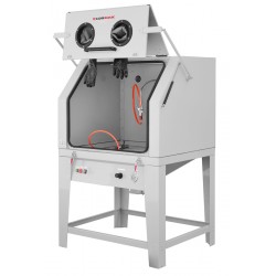 Sabbiatrice a cabina 1000L CORMAK KDP1000 + aspiratore DC15 - 