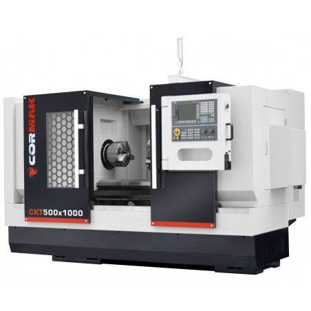 CNC-Drehmaschine CORMAK 400x750 mit hydraulischem Futter und Steuerung SIEMENS SINUMERIK