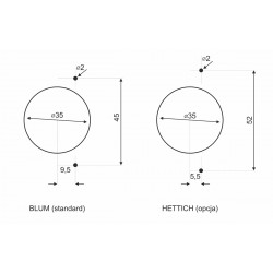 BH35P Beschlagbohrmaschine für Scharniere - 