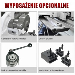 Tokarka uniwersalna CORMAK 500 x 1500YC + noże + kieł obr. - Tokarka uniwersalna 500 x 1500YC