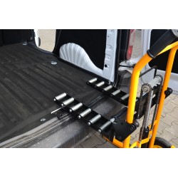 Carrello di trasporto CORMAK WLTC con forche a rulli (portata 200kg, sollevamento 900mm) - 