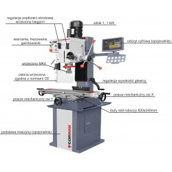 ZX7045 Drilling and Milling Machine - 