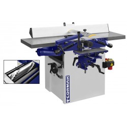 Strugarko-grubościówka CORMAK PT310QS z wałem spiralnym + odciąg FM300 + wąż 100mm 3mb - 